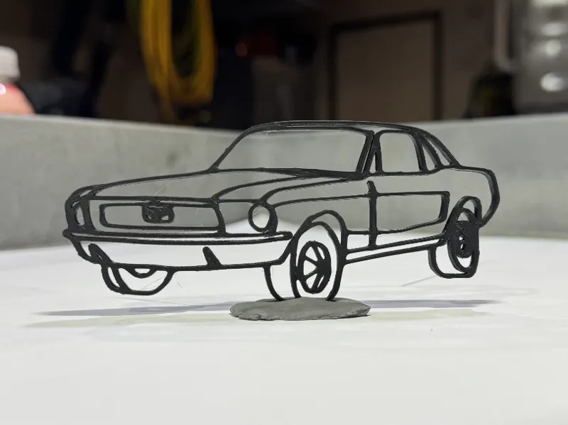 1968 Ford Mustang Wall Art
