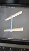 Middle reinforcement for long shelves 