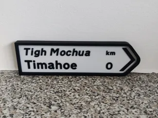 Irish Road Sign