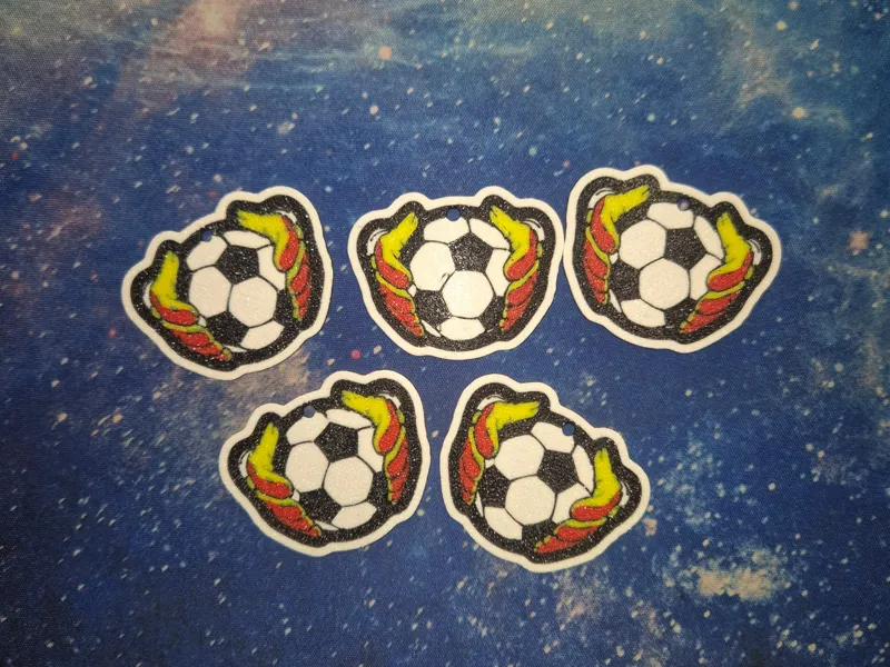 soccer keychain