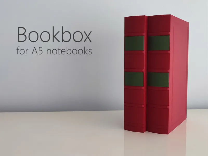 Bookbox for A5 notebooks storage