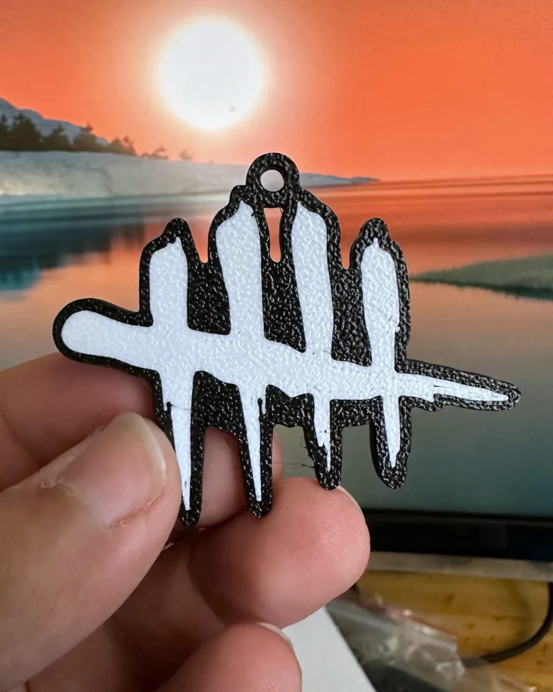 Dead by Daylight keychain multicolor one layer