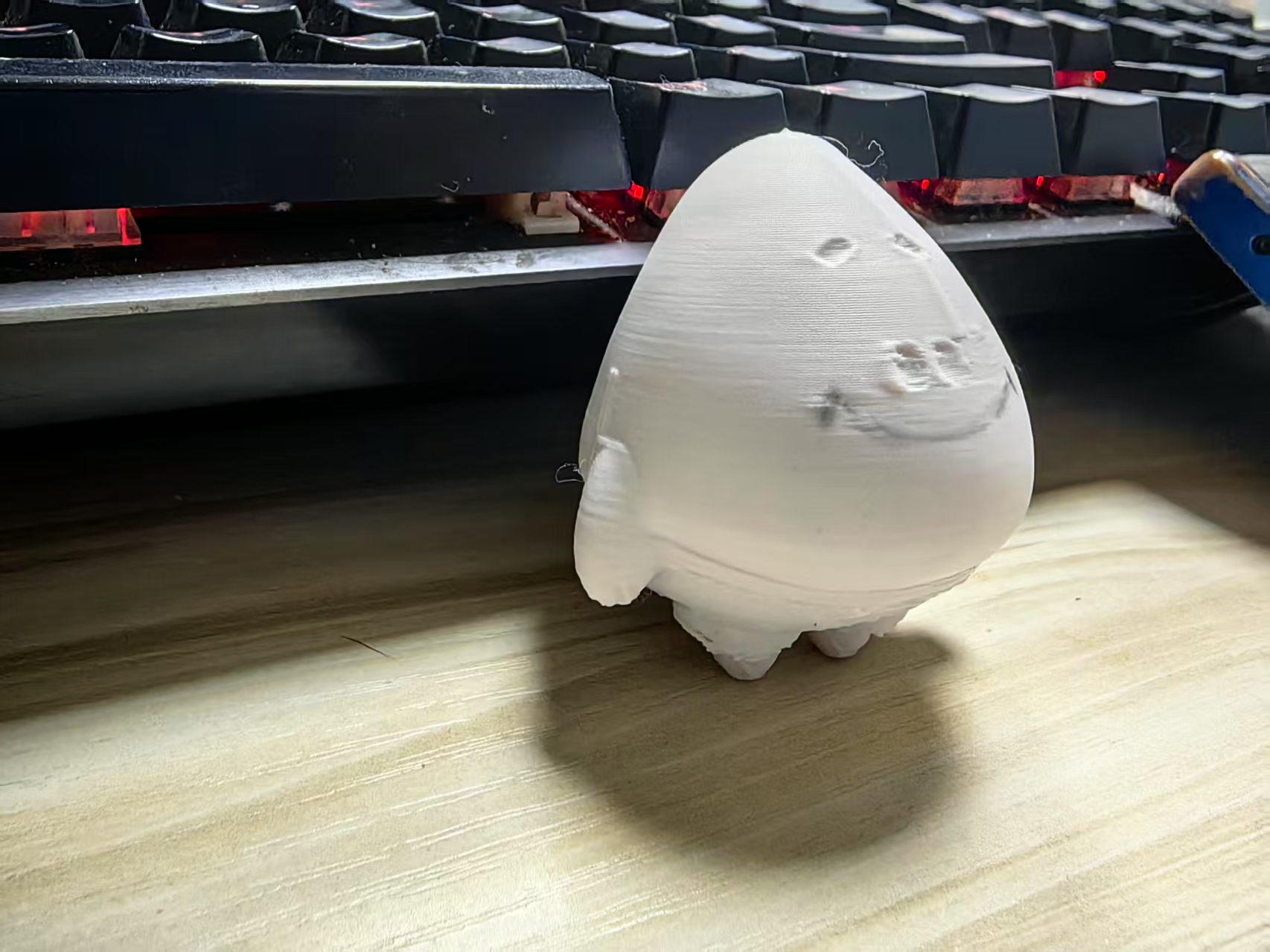 Miniatura 2 do modelo 3D Q版派大星，一体打印，上色玩偶