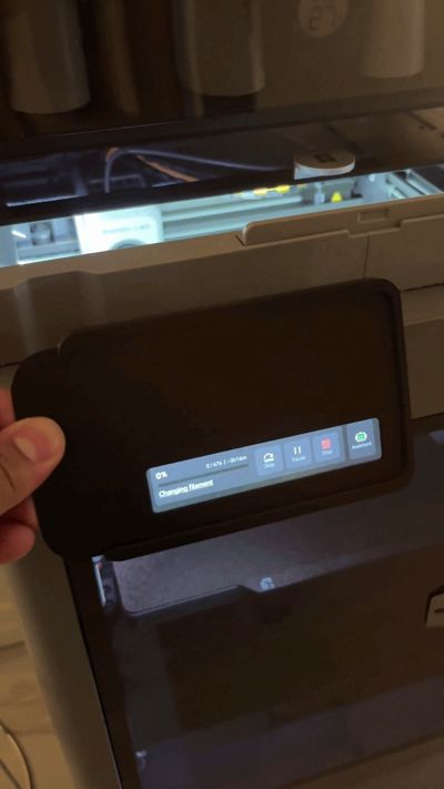 P2S Screen Cover, Hole slot for the progress bar