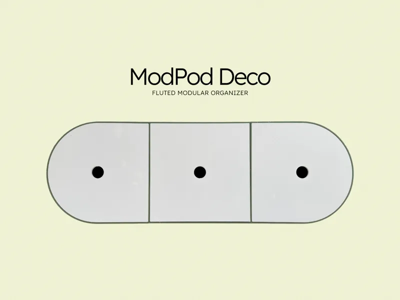ModPod Max Deco - Fluted Modular Organizer