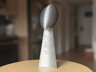 SBLX Lombardi Trophy (Sectioned)