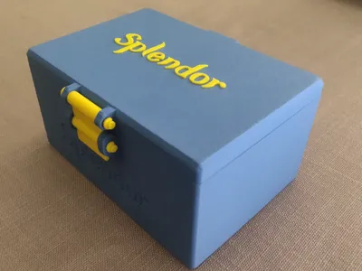 Ultimate Splendor Travel Box with snap fit closure