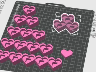 valentine fidget clicker slots 4 to 5, triangle 