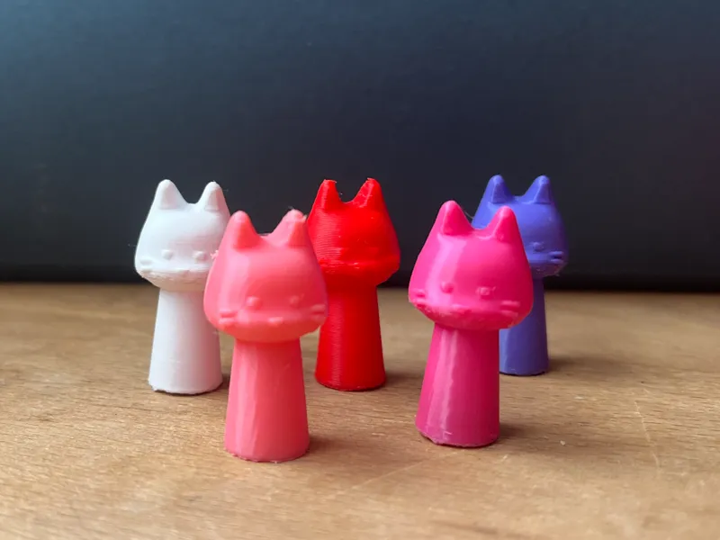 Knitting cat needle end stop / needle finger guard