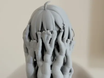 Chibi Anime Girl – 65mm – Easy Print 
