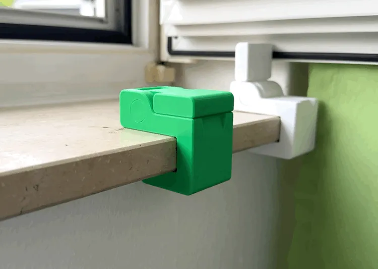 Window Stop • Eccentric Clamping • Parametric view 2