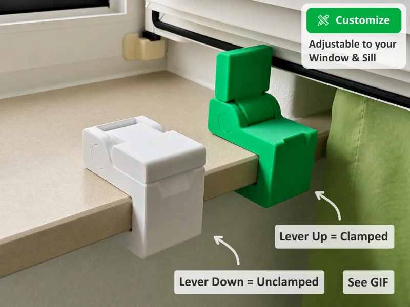 Window Stop • Eccentric Clamping • Parametric