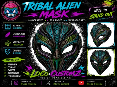 LoCo Tribal Alien Mask
