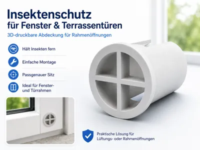 Insect protection for window & patio door frames