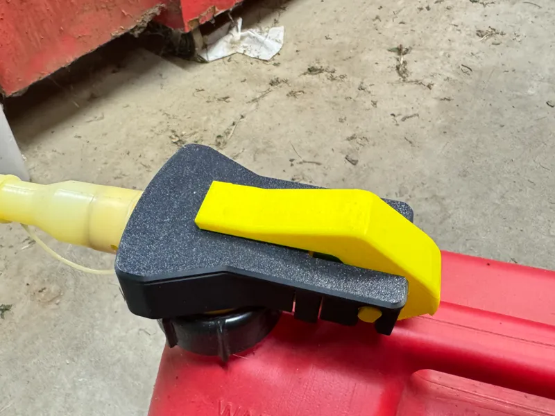 No Spill Gas Can Latch