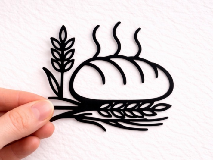 Bread & Wheat Stalks – Kitchen Wall Decor