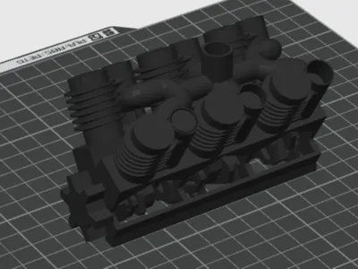 V6 F1 Engine Fugit Toy 