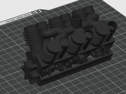 Moteur F1 V6 fidget articulé