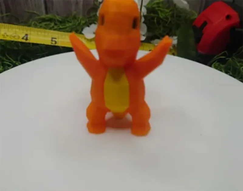 Charmander Low Poly Model Figurine Fully Colored
