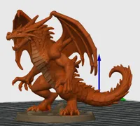 Figurine de dragon rouge — photo 4