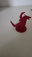 Figurine de dragon rouge — photo 7