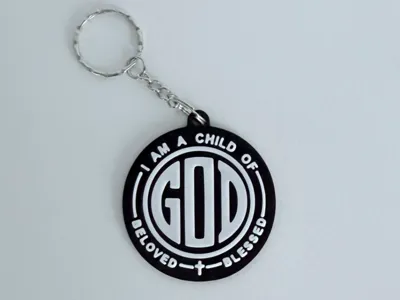 GOD Christian Keychain – “I Am A Child Of God”