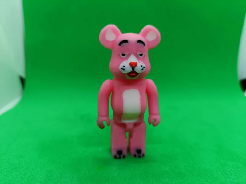 Pink Panther LEGOS Stylized Figure Statue Fanart