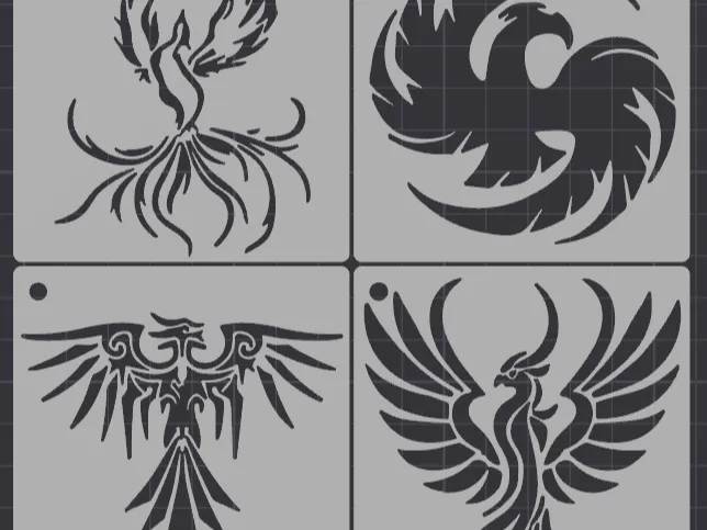 Eagles stencils (set of 10)