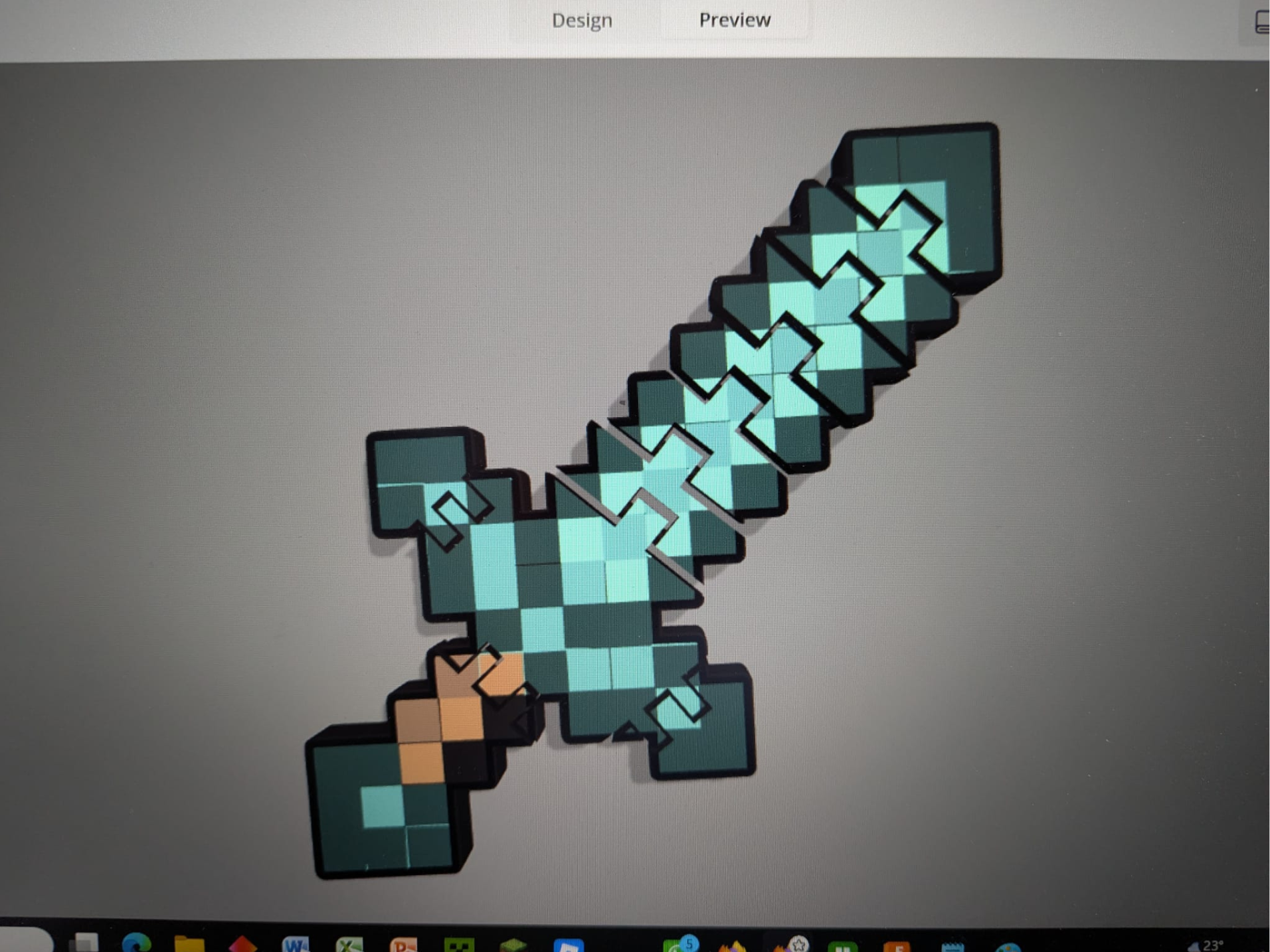 Minecraft sword Flexi