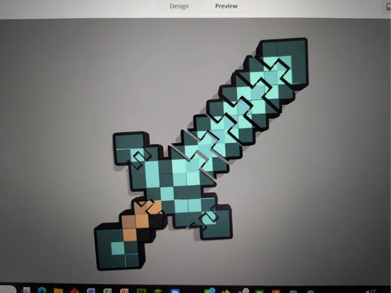 Minecraft sword Flexi