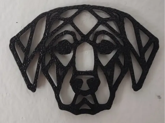 Geometric Labrador/Retriever Wall Art