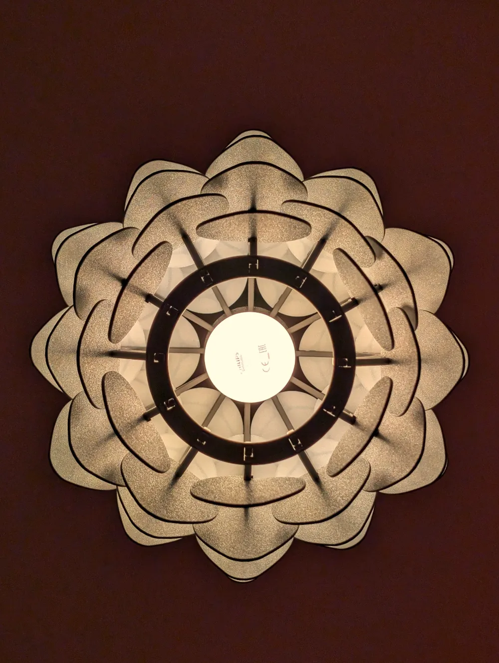 Florahedron V2 Fully 3D Printable Lamp by Modular Mapping MakerWorld