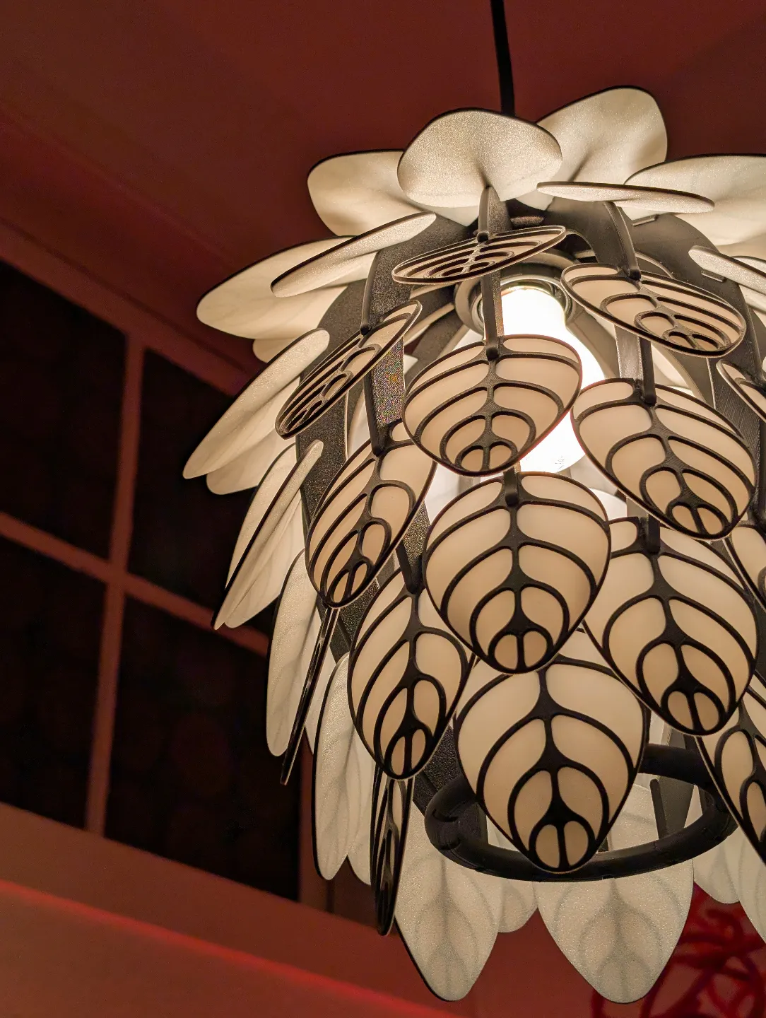 Florahedron V2 - Fully 3D Printable Lamp view 2