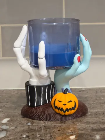 Accesorio de iluminación decorativa: Jack and Sally nightmare before christmas candle — vista de referencia 2
