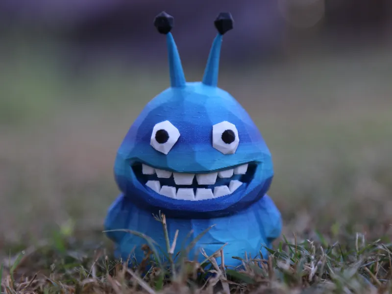 Digital Gleep: Voxel Alien Pixel 3D Print Toy 