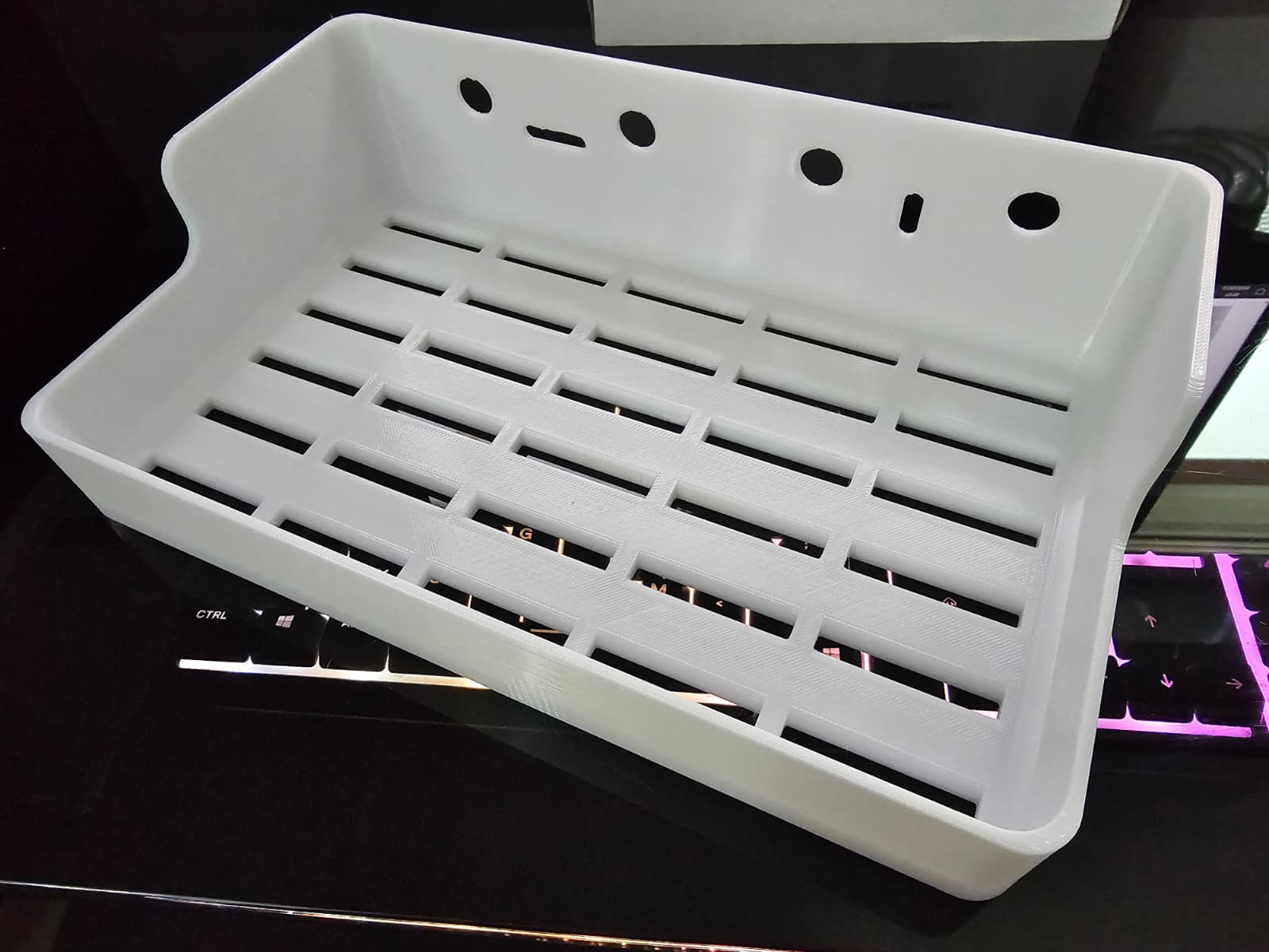 Bath Toy Shampoo Organizer Rapid Drainage Design