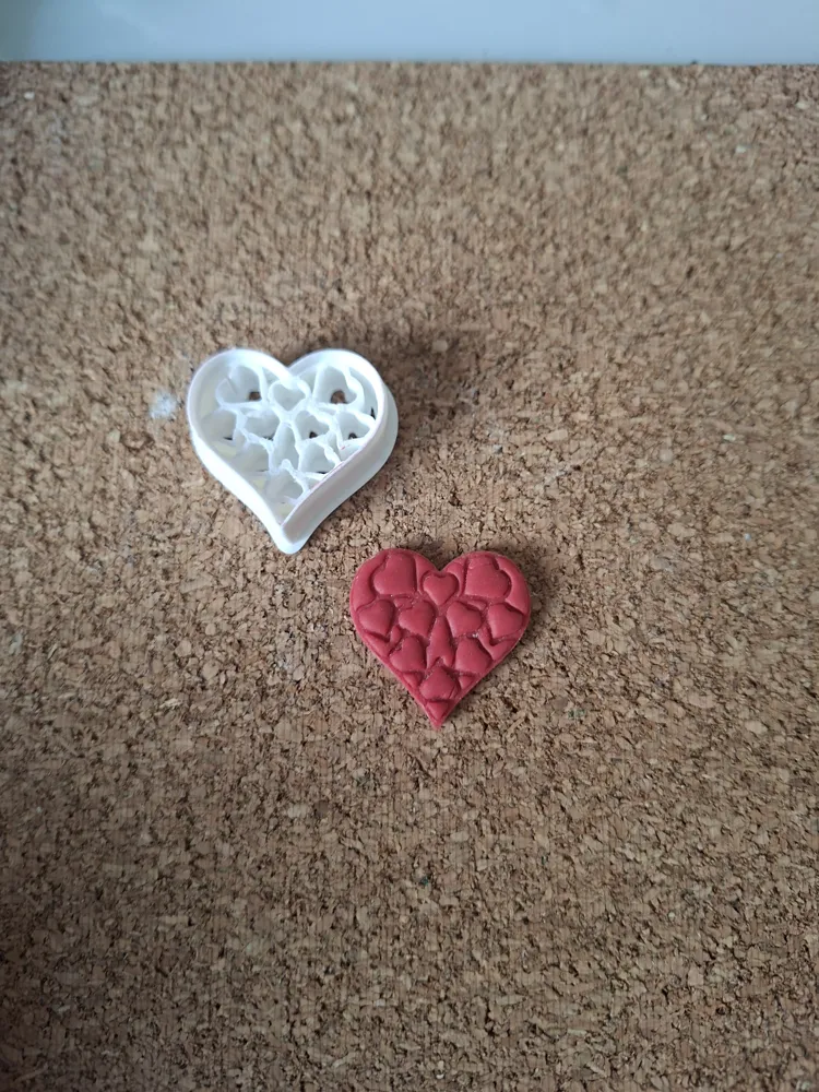 heart with little hearts - Free 3D Print Model - MakerWorld