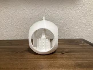 Manti Utah Temple Ornament.