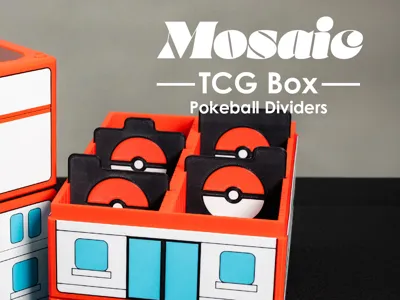 Pokeball Dividers - Mosaic TCG Box