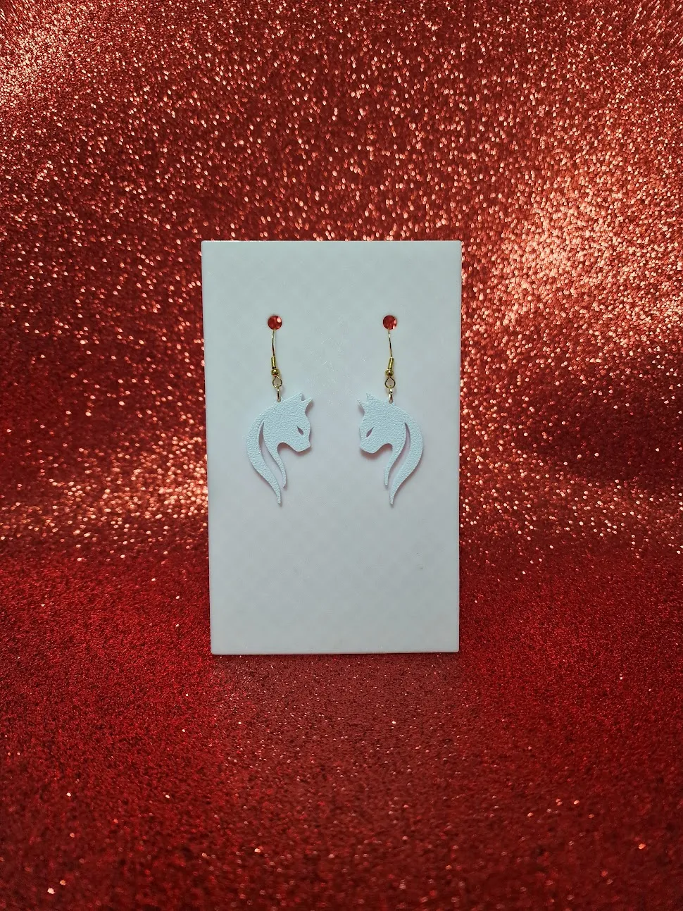 Elegant cat earrings view 2