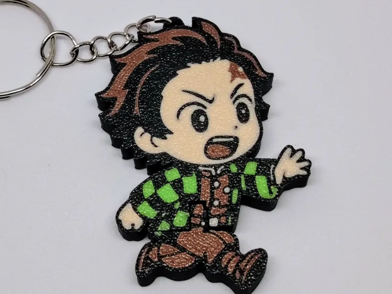 Demon Slayer - Tanjiro Chibi Flexi Keychain