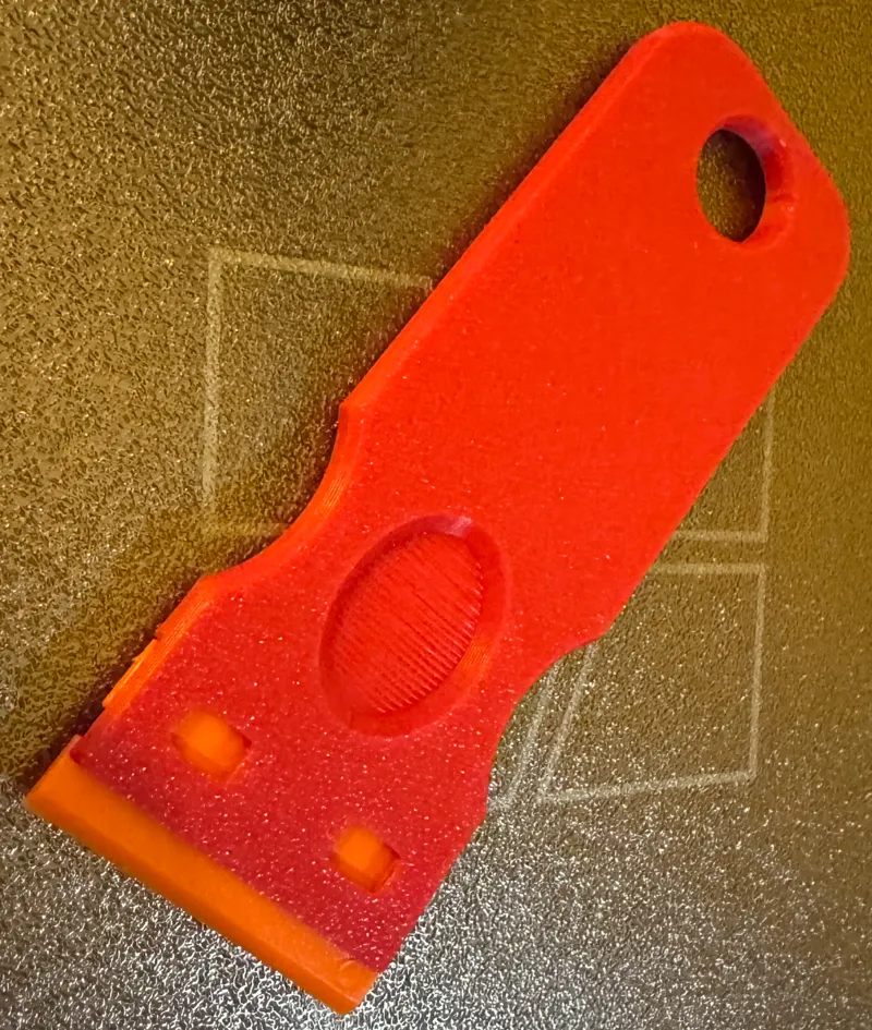 Plastic Razor Blade Handle [Easy Print]