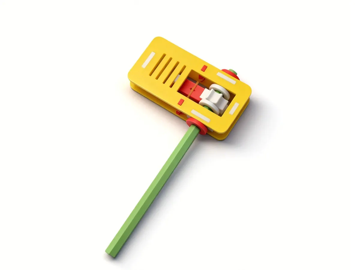 Retro Toy - Assembly Spinning Clapper - Click-Clack Sound - Free 3D ...