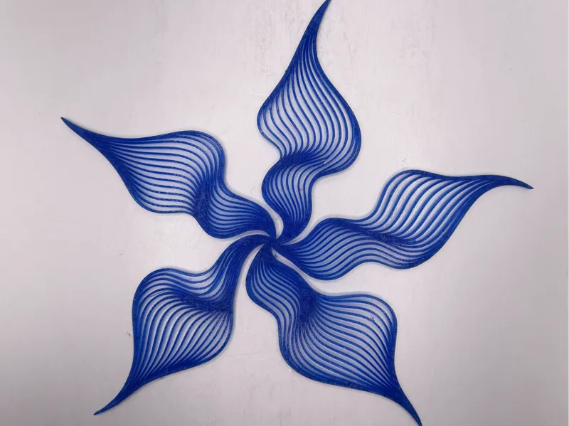 Flow State - Flowing Star Line Art