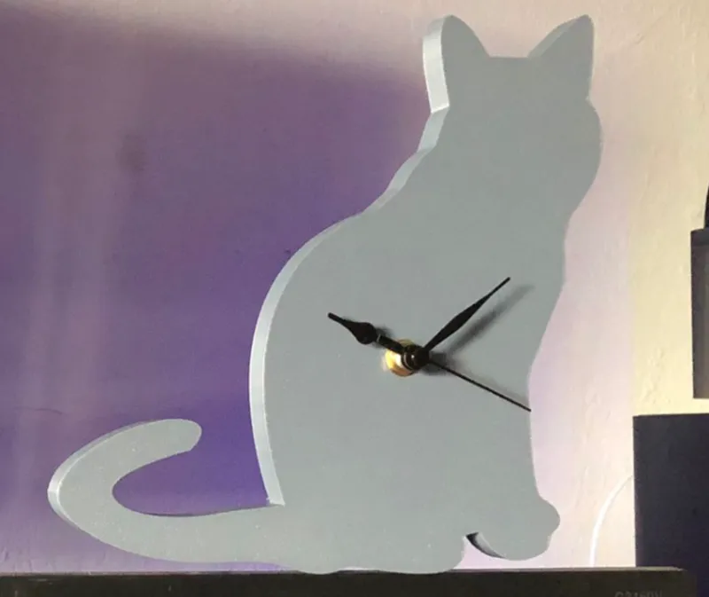 Cat clock