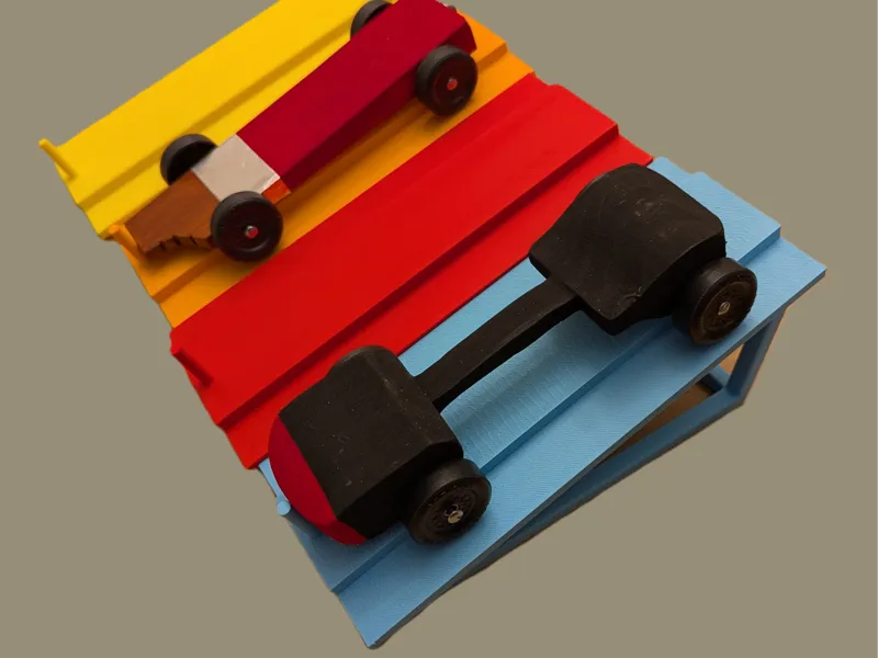 Pinewood Derby Display