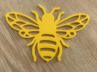 Bee – Hangable Ornament / Wallart Decoration