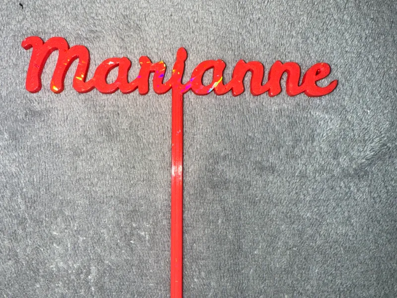 Personalisierter Namensstecker "Marianne"