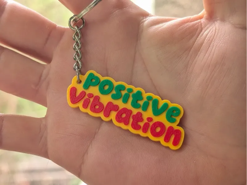 Positive Vibration - Keychain