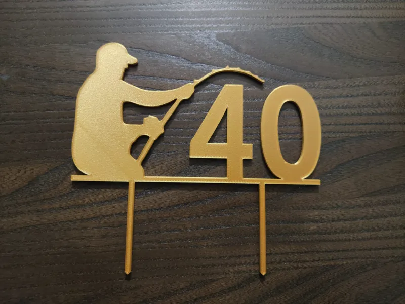FISHERMAN CAKE TOPPER